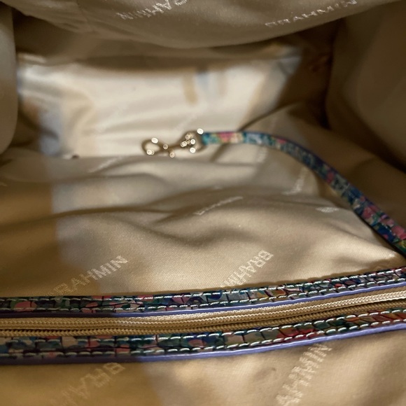 Brahmin Pink and Green Floral Clutch - Picture 12 of 13